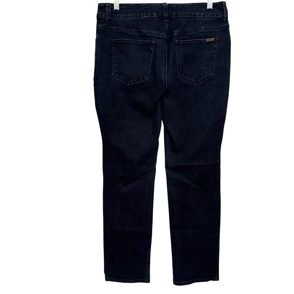 Chico's So Slimming Women's Dark Wash Denim Jeans Straight Leg Size 1 (8) Reg - Picture 4 of 5